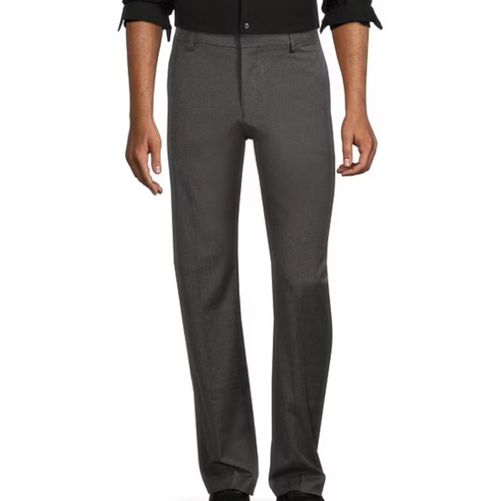 Wardrobe Essentials Zac Classic-Fit Suit Separates Flat-Front Dress Pants